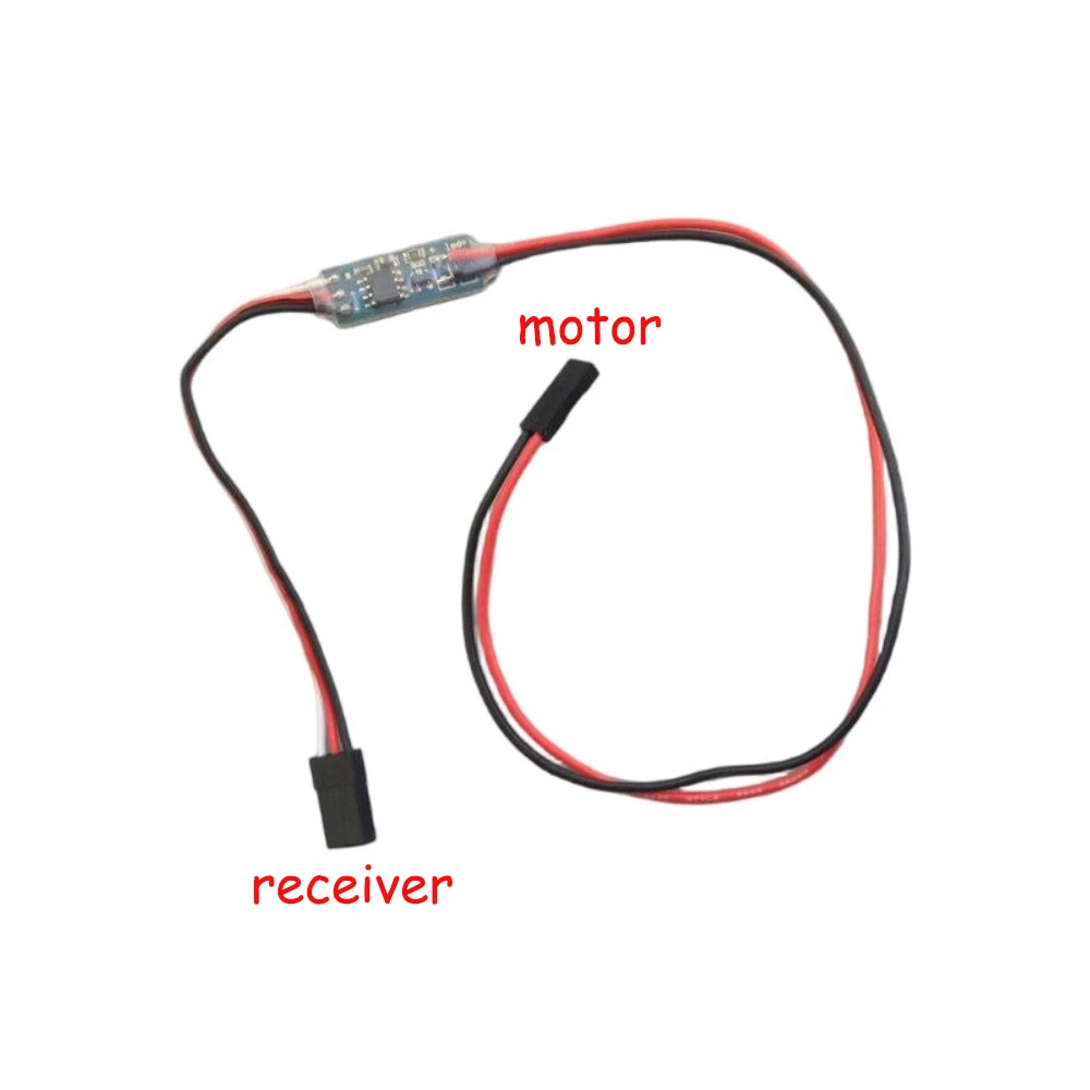 

​Bi-directional Brushed ESC Motor 2.7A 1S Forward and Reverse Controller 3.3V-6V 10A Max Electronic Speed Controller for Winch