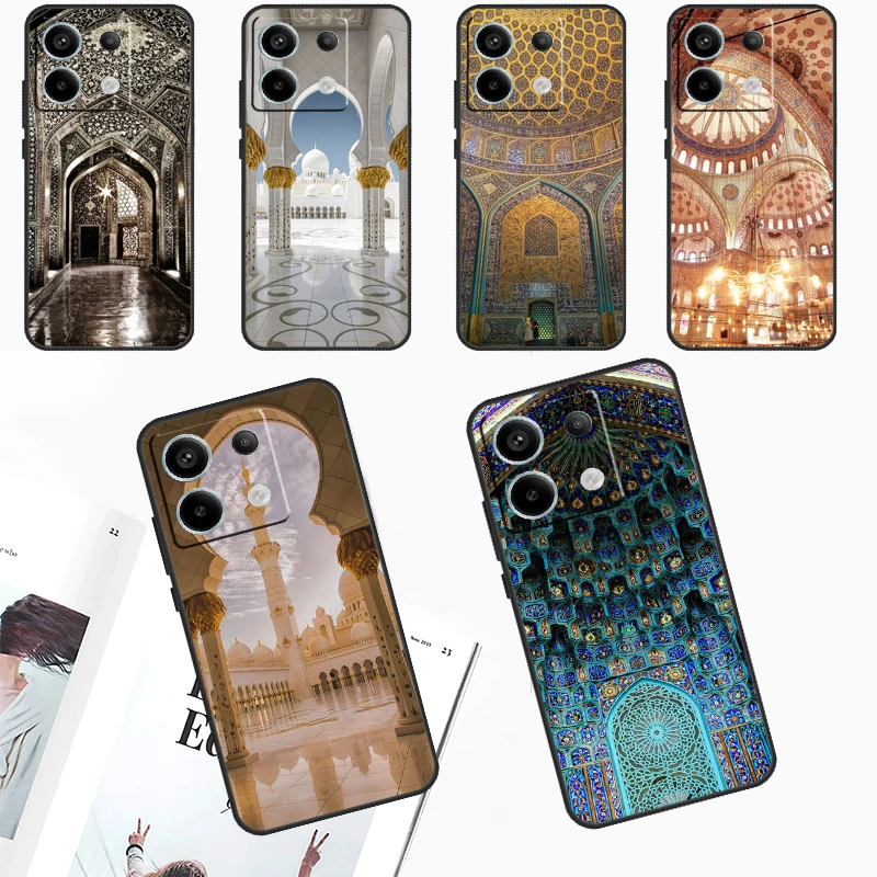 Islam Muslim Mosque Case For Xiaomi Redmi Note 12 11 9 10 13 Pro Plus 9S 10S 11S 12S Redmi 12 10 C 9C 13C Cover