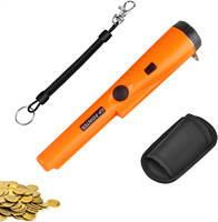 Metal Detector Pinpointer Portable Handheld Pin Pointer Wand Gold Treasure Hunting Unearthing Tool Accessories with Buzzer Bar