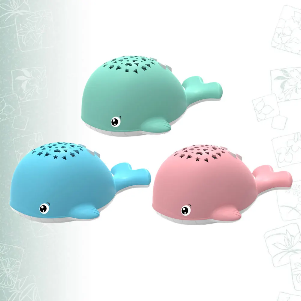 1Pcs Sky Projektor Lernen Maschine Wal-Förmigen Musical Sound Licht Wirkung Kinder Frühe Bildung Geschenk Zufällige Farbe