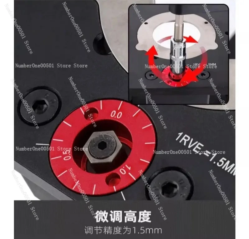 GD709 Router Table Lift Base 69mm Woodworking Bench for Trimmer