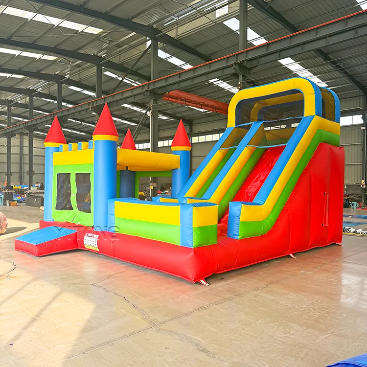Bouncy Inflatable Castle Factory   Bouncer Pvc Play House Combo Bounce Jumping House for Carnivals