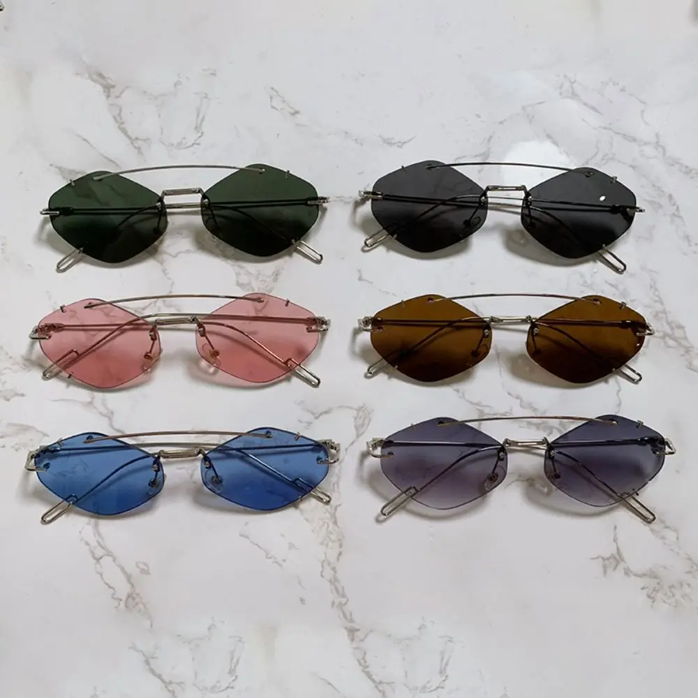 Gafas de sol hexagonales con protección UV400 vintage, gafas retro de moda de los años 2000 para mujeres y hombres
