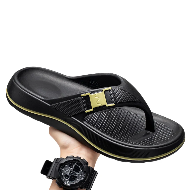 

Новые летние мужские тапочки, шлепанцы, уличные домашние удобные мягкие шлепанцы, повседневная обувь, мужские пляжные сандалии, мужские домашние тапочки