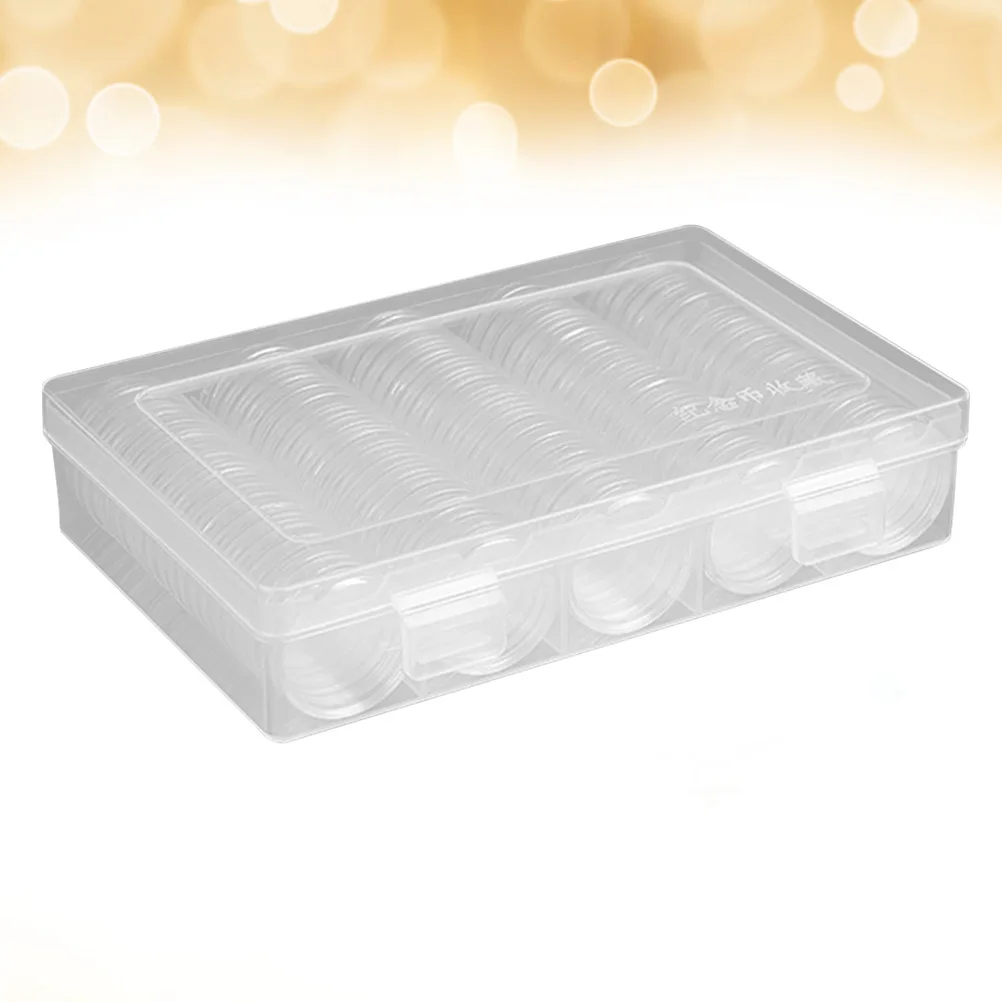 Commemorative Coin Storage Box Organizer Case Universal Collection Supplies Holder
