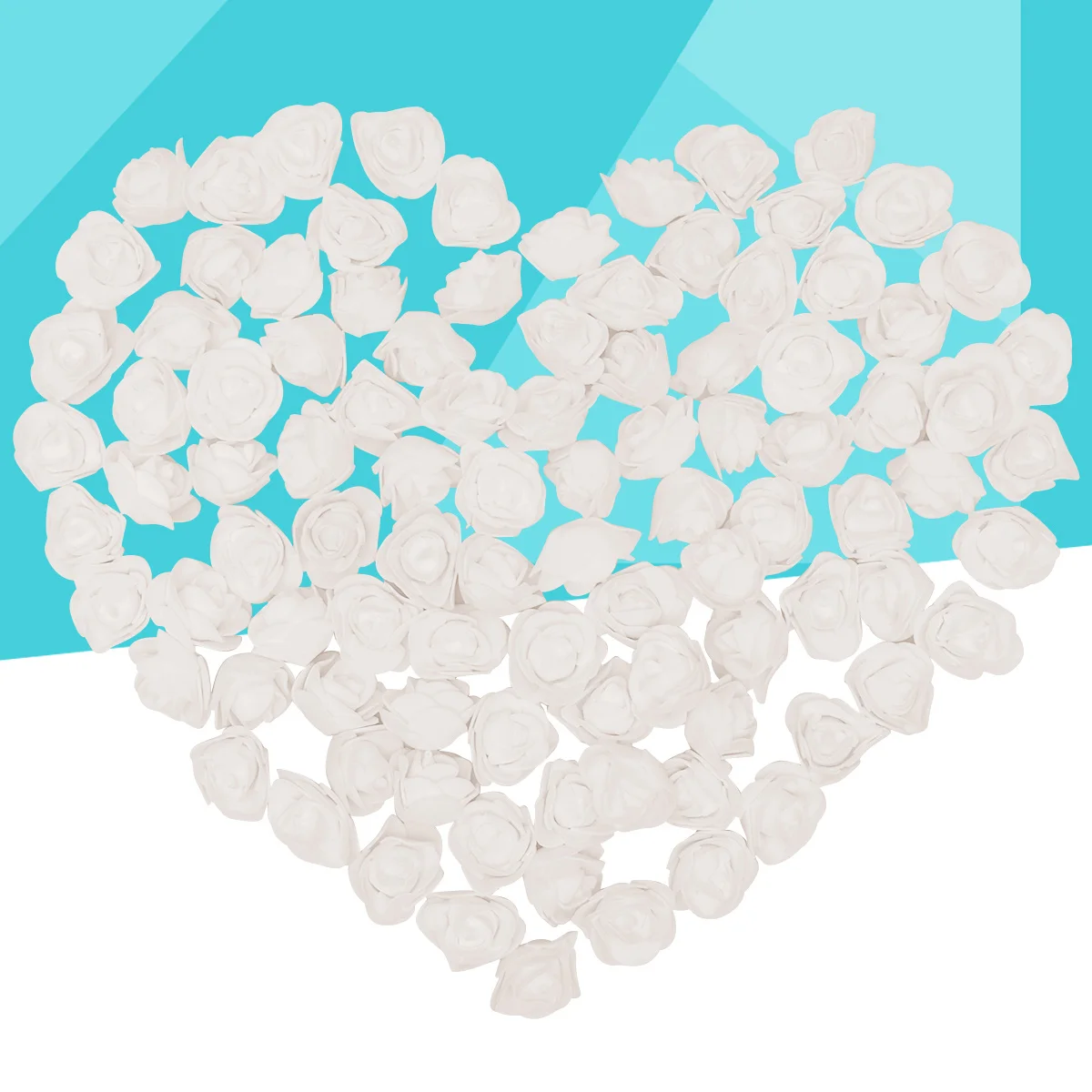 

100Pcs Artificial Rose Heads 3.5cm Realistic Fabric Wedding Centerpieces Bouquets Party Home Decor Fake Roses Fake Rose Heads