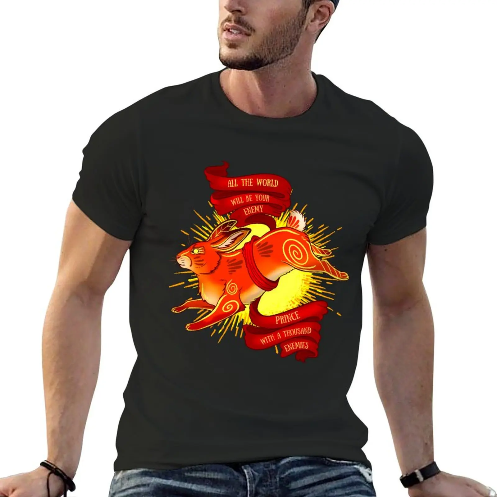 

Prince With A Thousand Enemies T-Shirt essential t shirt vintage graphic tee plus size tops anime figures mens white t shirts