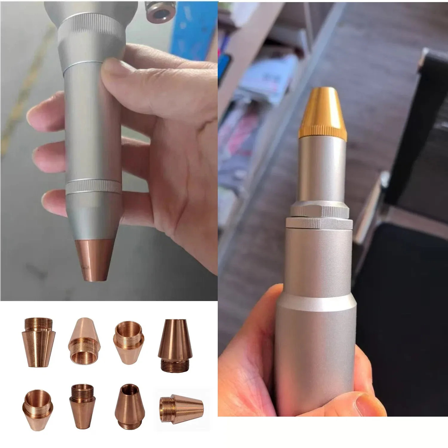 XINGHONG XH Laser Welding Head Nozzle Coaxial Connector 22.35*4 20*3 Protective Windows 300F100 D30F150 D25.4F250 Focusing Lens