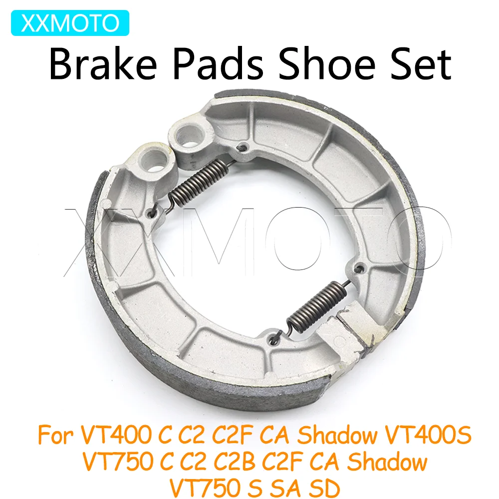For HONDA VT400 Shadow VT400S VT750 Shadow VT750 S SA SD VT 400 750 400S 750S Motorcycle Brake Shoes Brake Pads Drum Shoe