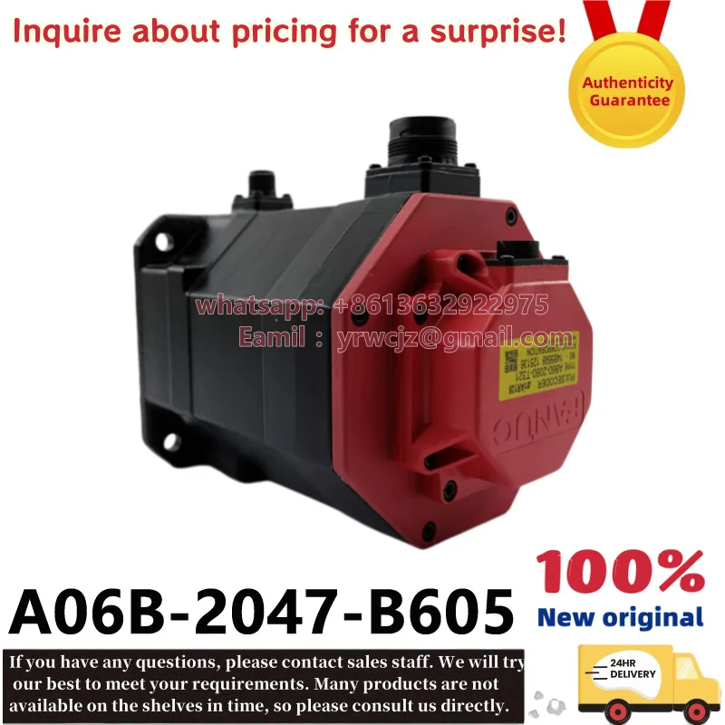 Оригинальный серводвигатель переменного тока FANUC A06B-2047-B605 aiSR10/4000-B 2.0кВт