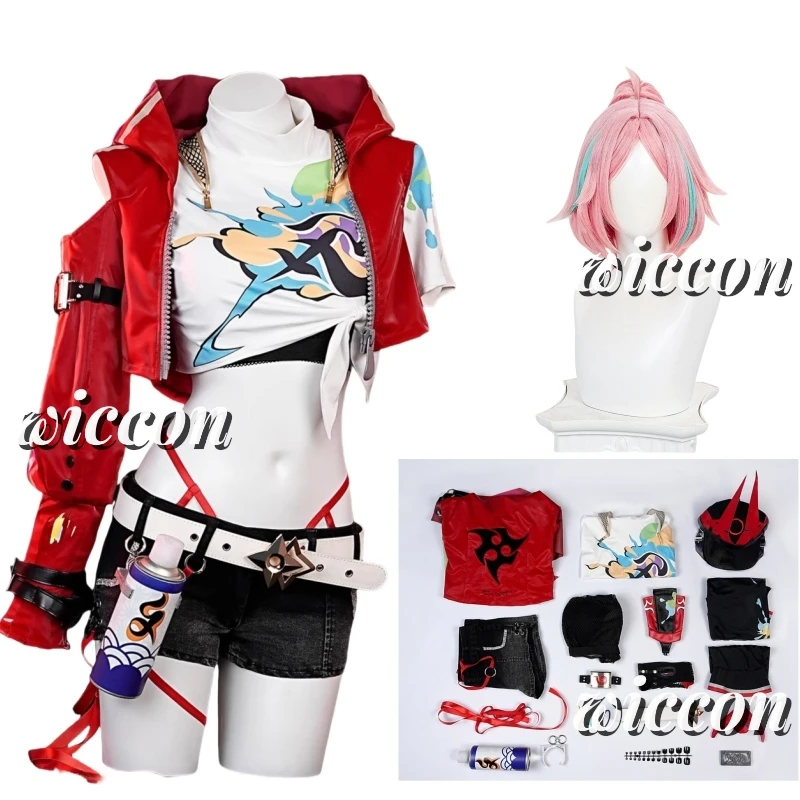 Rappa Cosplay Anime Honkai: Star Rail Cosplays Woman Halloween Costume Adult Men's Costumes Figures Women's Full Set New Arrival