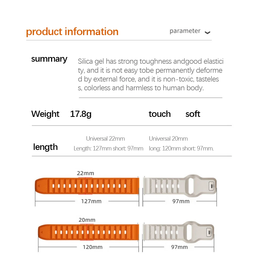 Cinturino in silicone da 22 mm per Huawei GT5 4 46mm cinturino da polso per Huawei Watch GT5 4Pro 46mm GT2e Amazfit GTR 4/GTS4 3 2 cinturino traspirante