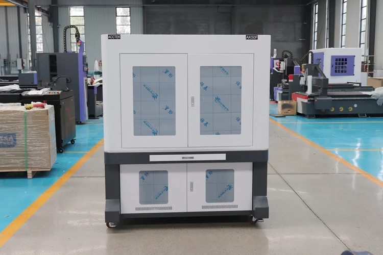 Mirror Laser Engraving Machine Big Size UV Laser Marking Machine Steel Plate Marking Machine 600*900MM JPT Fiber Laser Marker