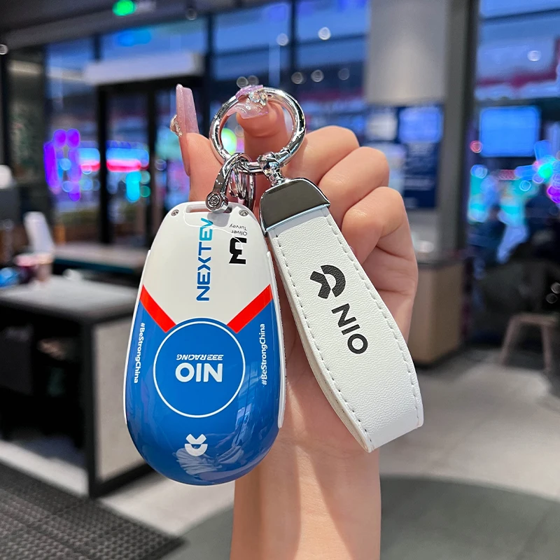 غطاء مفتاح فوب جديد 2025 - حافظة حماية ممتازة بتصميم السباق لهاتف NIO ES6/ET5/EC6/ET5T/ES8/ET9