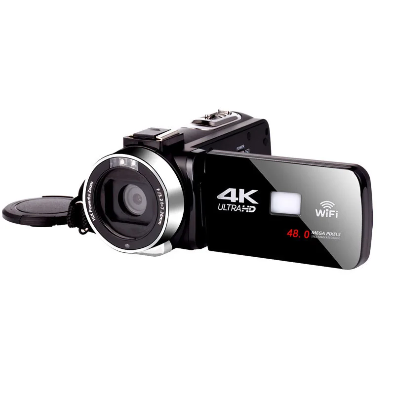 

4K Video Camera 48MP Vlogging 48 Million Pixels For Youbute Recorder WIFI NightShot Cam Time-lapse Touch Screen Camcorder