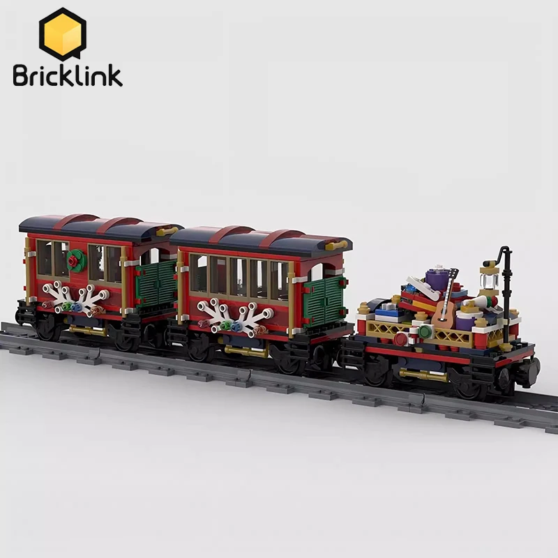 

Идеи Bricklink Рождественский поезд Дополнительные каретки для 10254 Зимние каникулы Поезд Строительные блоки Детские игрушки Рождественский подарок