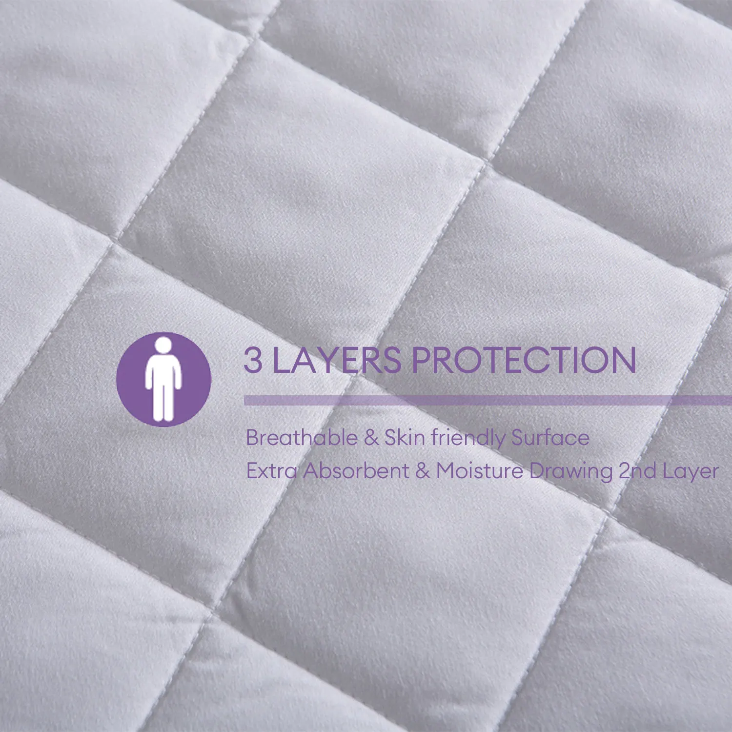 Crib Mattress Protector Pad Ultra Soft Waterproof Mattress Cover for Baby Cribs & Toddler Beds Highly Absorbent