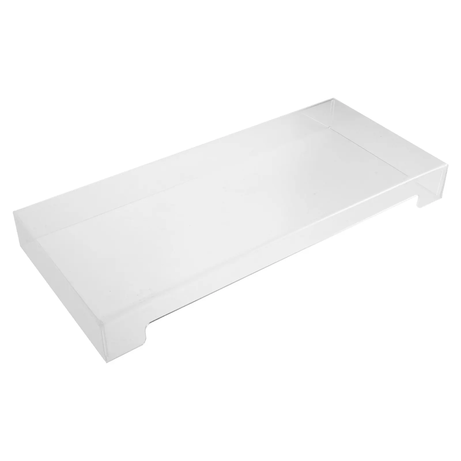 Supersized Full Size Clear Acrylic Keyboard Cover Dust Guard Scratch Resistant Impact Proof Spill Proof for Gaming Mechanical