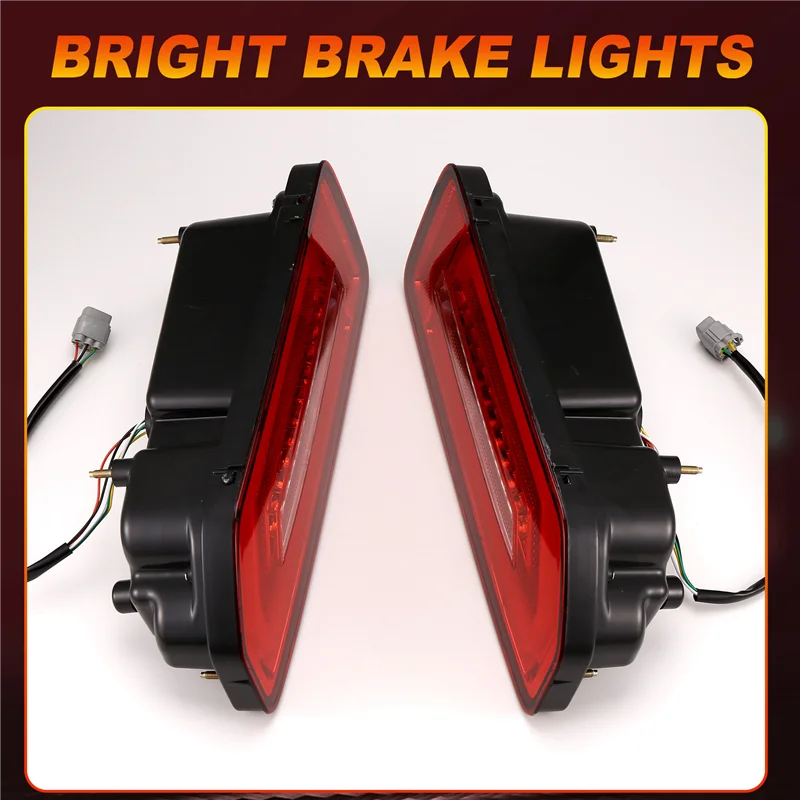 

1Pair LED Tail Stop Lamp Rear Parking Brake Turn Signal Reflector Taillight For Suzuki Jimny 2019-2022