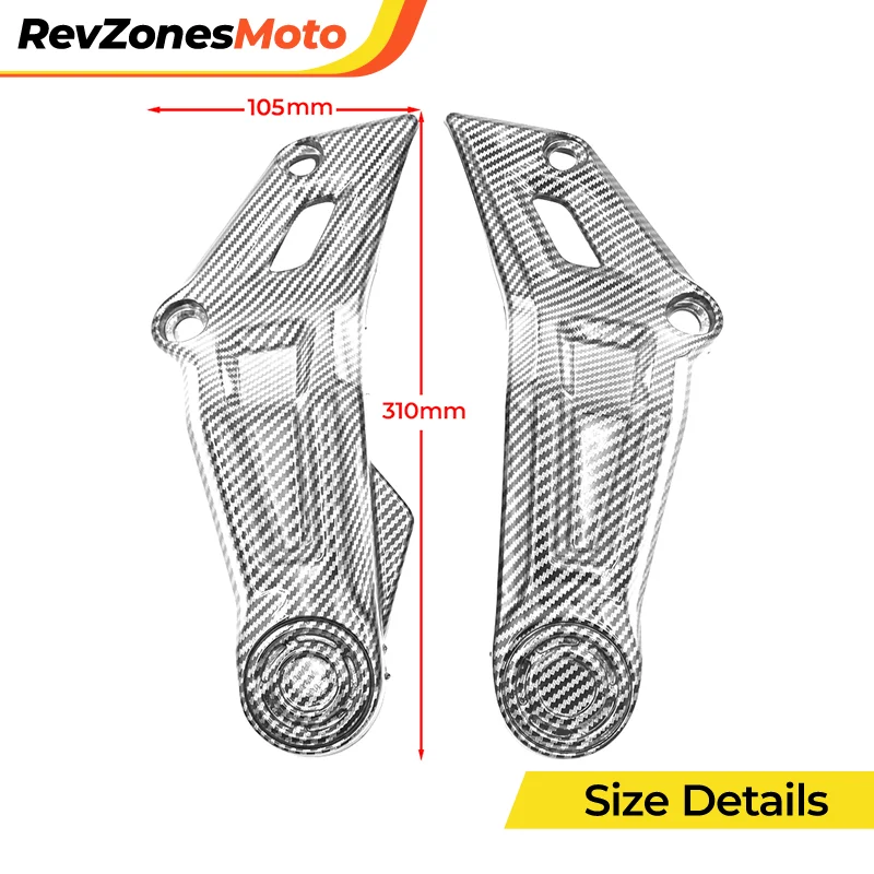 لياماها MT-07 MT07 FZ-07 2021 2022 2023 دراجة نارية الهدايا المجمعة غطاء إطاري محرك الحرس الجانب القلنسة ABS البلاستيك