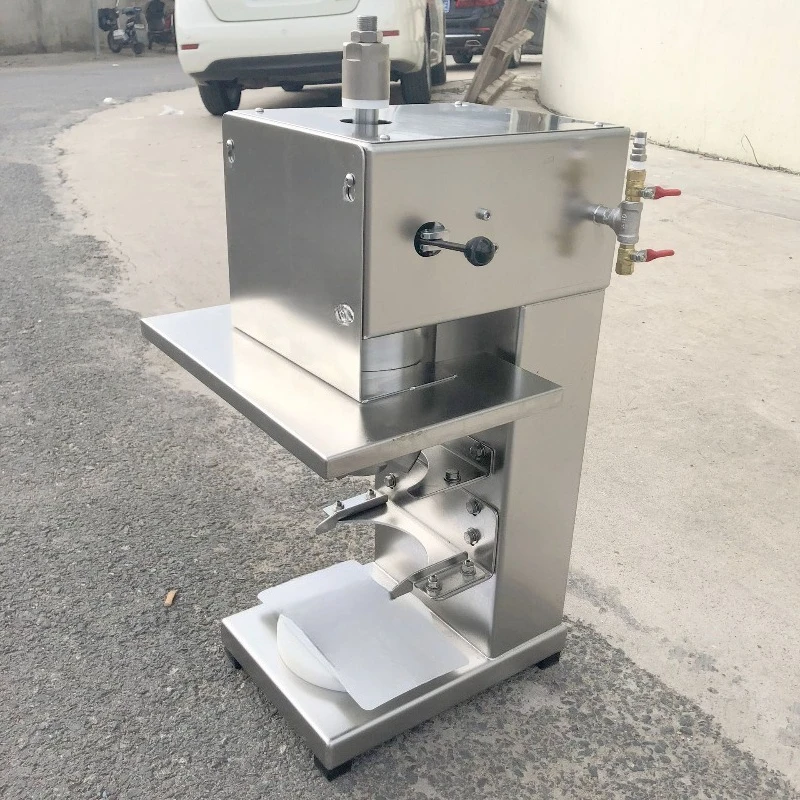 Can opener, all stainless steel pneumatic can opener