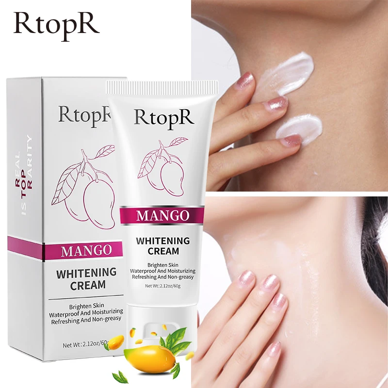 Rtopr Mango Whiter Cream Moisture Repair Skin Dry Dull Brighten Tone Perfect Serum Anti Wrinkle Body Care For Underarm Legs Knee