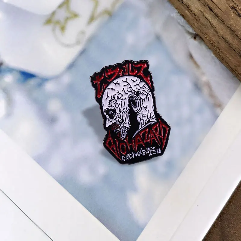 Superior Quality Biohazard Countermeasure Service Evil Resident Enamel Brooches Lapel Pin Badges Fashion Jewelry Gifts Wholesale