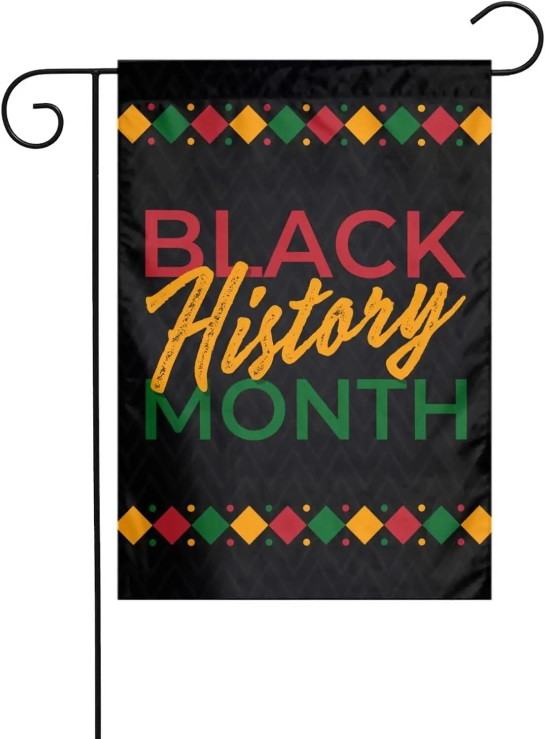 Bhm Black History Month (2) Garden Flag 12x18 Decoration Sided Banner Welcome Yard Party Home Gifts Outdoor Indoor Holiday P zzo