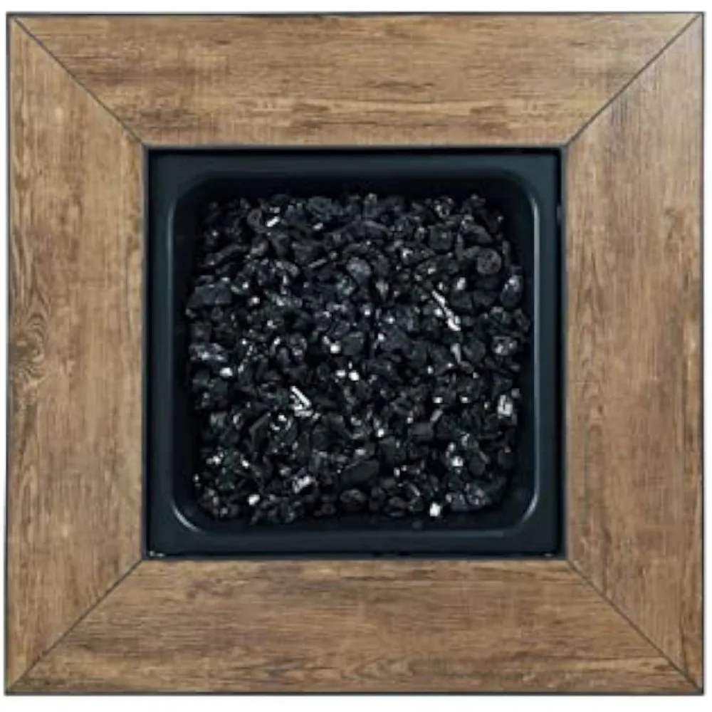 The Samuel foyer quadrado de gás de 30 polegadas com tampa