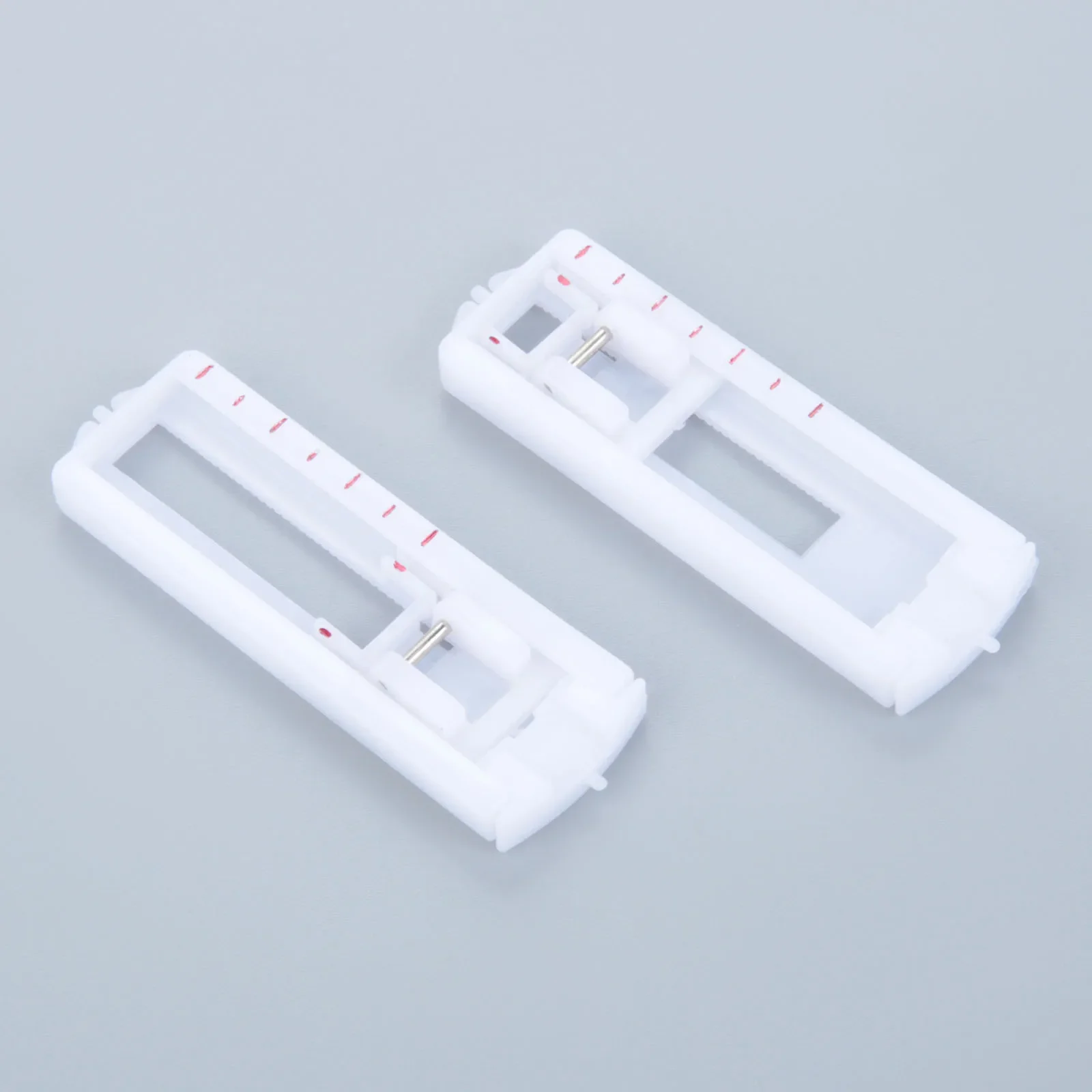 2pcs/set Buttonhole Presser PVC Household Electric Sewing Machine Foot Four-step Locking CY-7302 Snap for Brother Janome Singer