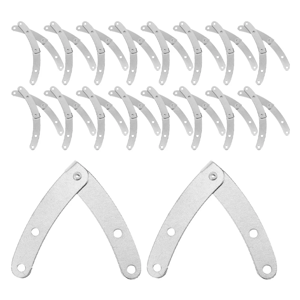 

20pcs Inner Hinge Accessories Metal Full Buffer Design Strong Durable Large Contact Area Secure Installation Support Horizontal