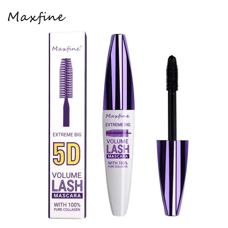 Mascara colorato 5D Volume Styling duraturo impermeabile Quick Dry Blue Purple Curling allunga la crema per l'estensione della seta delle ciglia lunghe