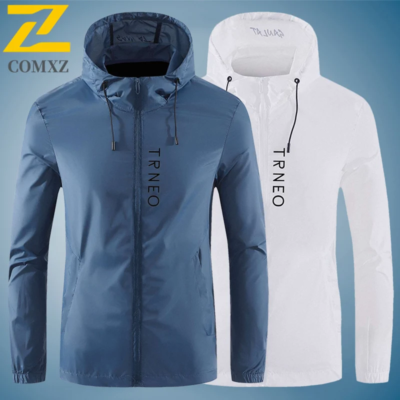 

Summer Casual Jackets Men Fishing Anti-ultraviolet Ice Silk Sunscreen Outerwear Man Outdoor Lightweight Breathable Windbreaker