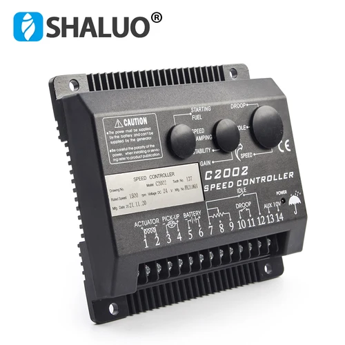 Imagen 2 del producto Reemplace el controlador de velocidad del regulador Fortrust C2002 para generador diésel, Motor CC, Panel de Control de velocidad inteligente, piezas del grupo electrógeno