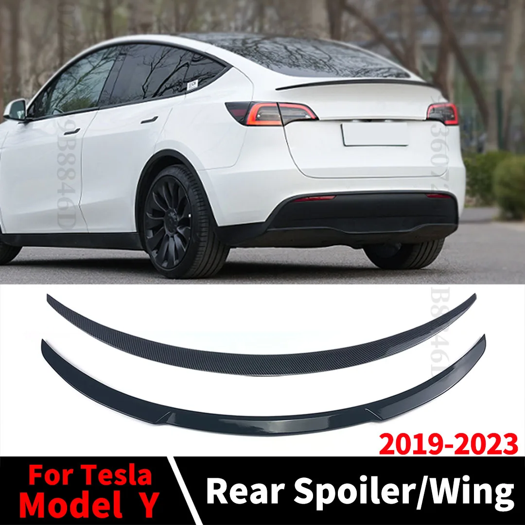 

Tuning Accessories Rear Spoiler Wing Tail Air Deflector Dam For Tesla Model Y 2019-2023 Decoration Parts Styling Trunk Spoiler