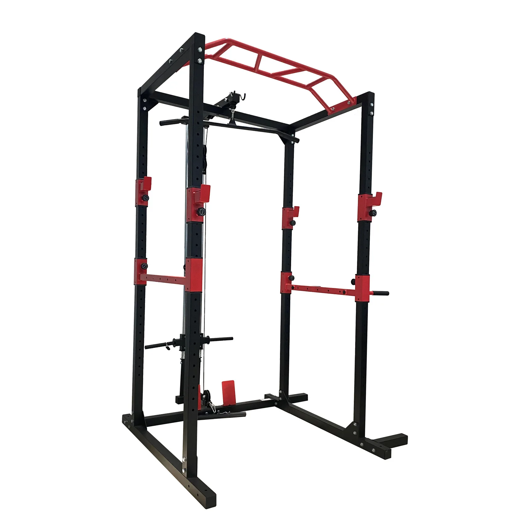 

Multi-Function Home Gym Workout Rack Power Cage Squat Stand for Fitness Training