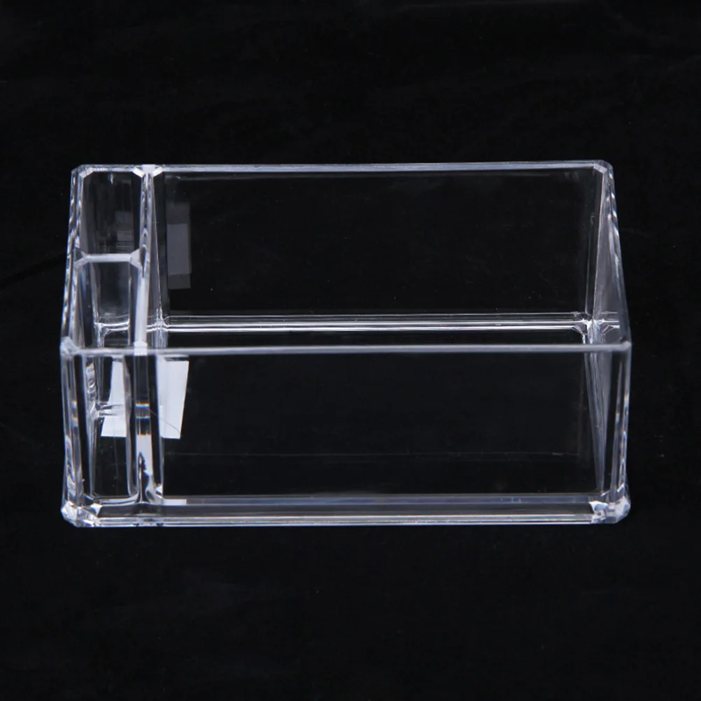 

2pcs Transparent Acrylic Holders Compact Cases Wear-Resistant Easy-Clean Lightweight Modern Design Kitchen Bedroom
