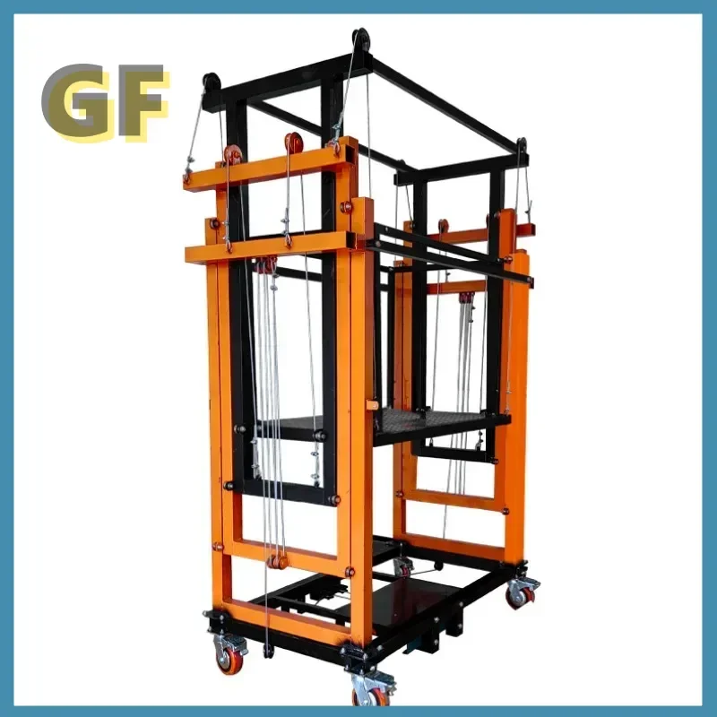 Mobile lifting platform lifting electric scaffolding wireless remote control automatic lift can be folded indoors