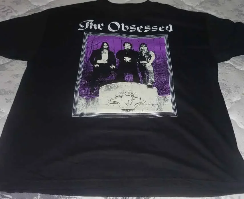 THE OBSESSED Band Members Camisa Manga Corta Negro Unisex S-5XL LE472