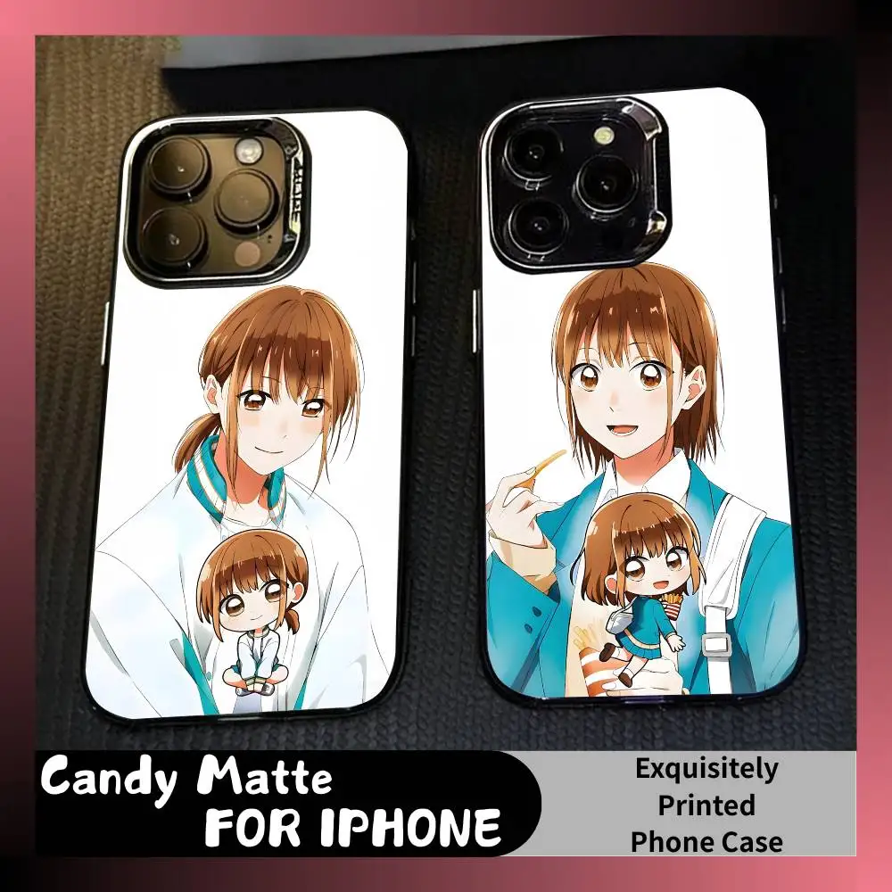 

B-B Box C-Chinatsu-Senpai Phone Case For iPhone 16 17 15 14 12 13 Pro Max Black Candy Matte Shockproof Cover
