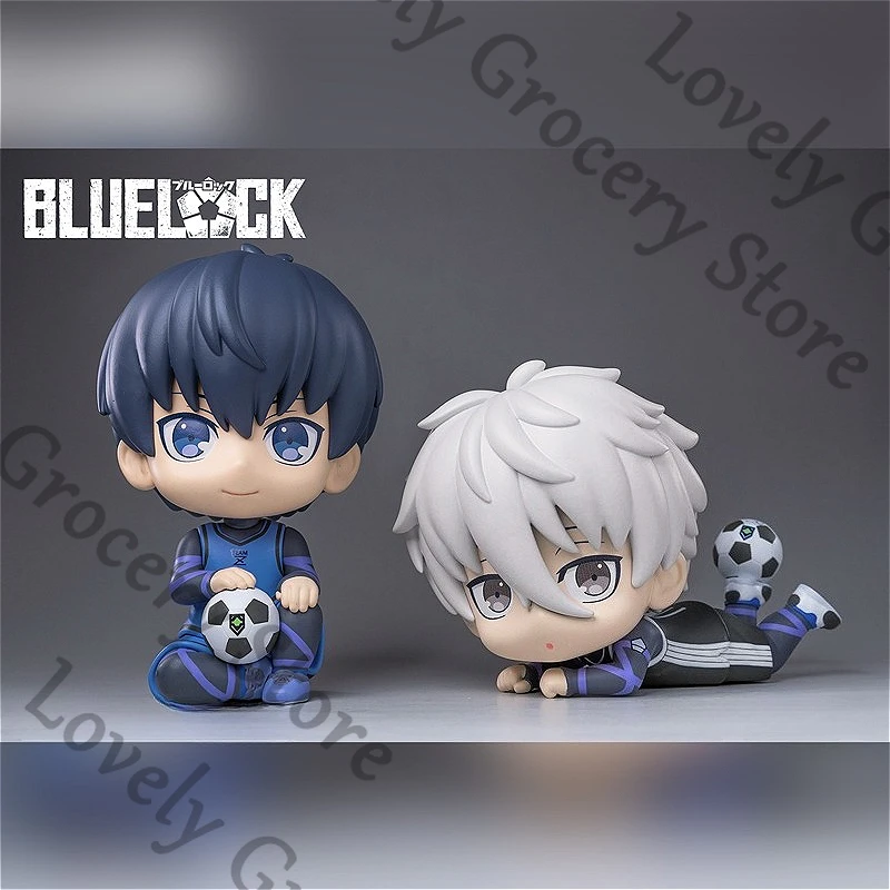

Anime BLUE LOCK Isagi Yoichi Nagi Seishiro Cosplay Cartoon Standing Sign Figurine Ornament Figures Model Mascot Garage Kits Gift