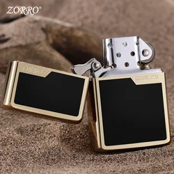 ZORRO classic grinding wheel fuel lighter 6007 resin craft 902 original copper engraving personalized cigarette lighter