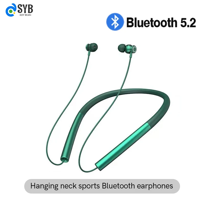 New Bluetooth wireless earphones with a neck hook, sporty dual ear in ear neck hook, ultra long standby range