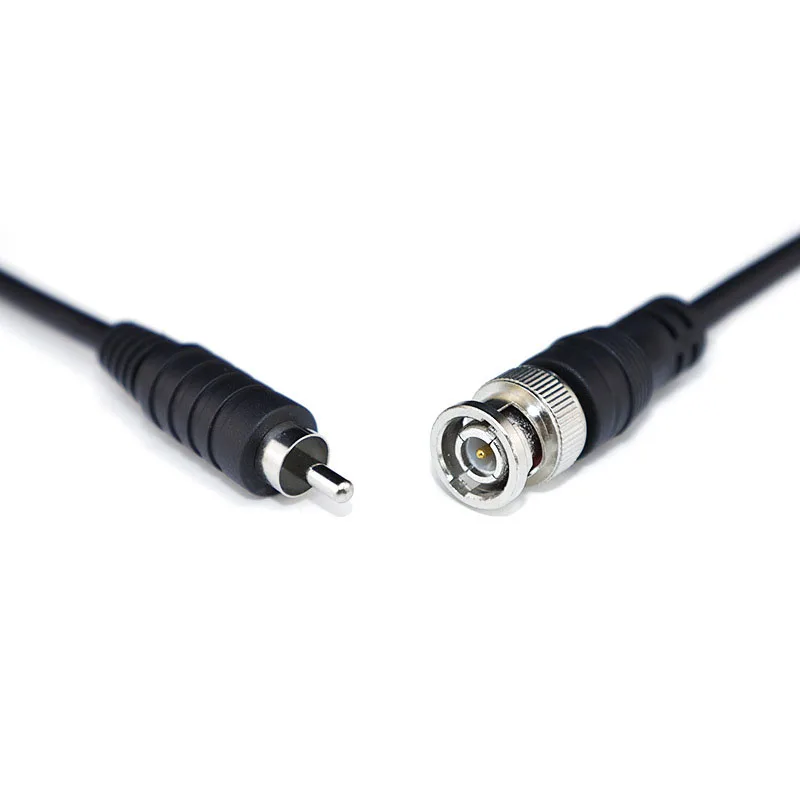 1m 2m 3M wideo męskie BNC na RCA męska wtyczka złącze kabla koncentrycznego Adapter do CCTV akcesoria do aparatu system kamer q1