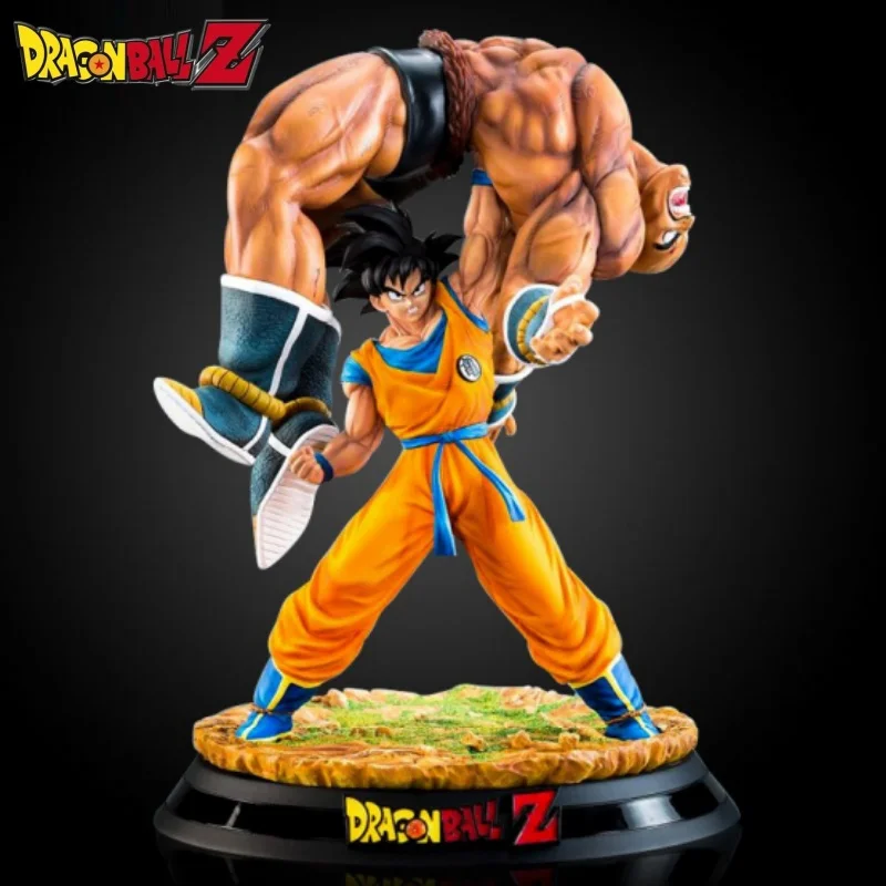 Dragon Ball Animation Character 43 Cm Goku Holding Naba Scene Anime Figure Model Toy Gk Classic Large Model Statue Decoration