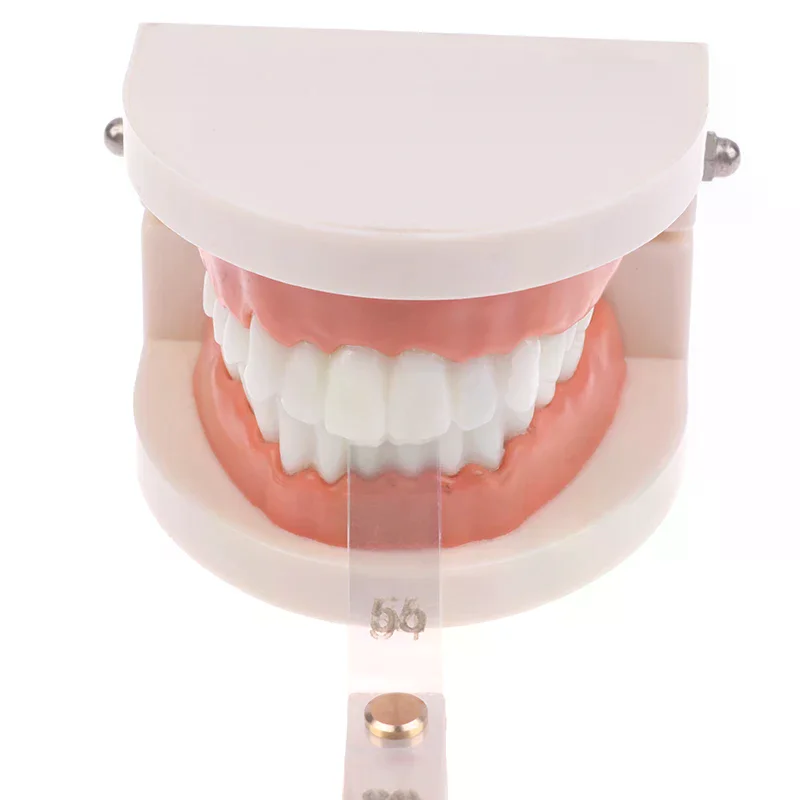 Plastic Dental Gauge Ruler 0.1mm Teeth Space Measuring Accurate Thickness Dental Tool for  Clinic