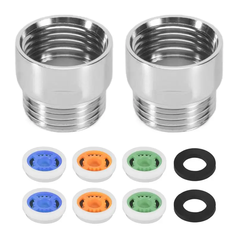 

AB42-2 Pieces Flow Restrictor Water Flow Restrictor Set Up To 70% Water Saving For Shower