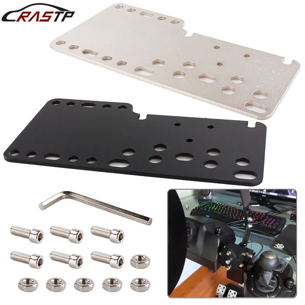 

RASTP-Free Shipping Racing Games Handbrake Adapter Plate For USB Handbrake Sim Racing Handbrake Racing Game Bracket Plate HB036