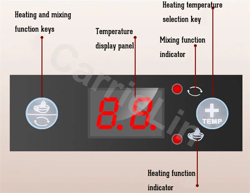 10L التجارية آلة تسخين الشوكولاتة الساخنة خلاط مشروبات كهربائية خلاط القهوة الحليب آلات توزيع الشاي
