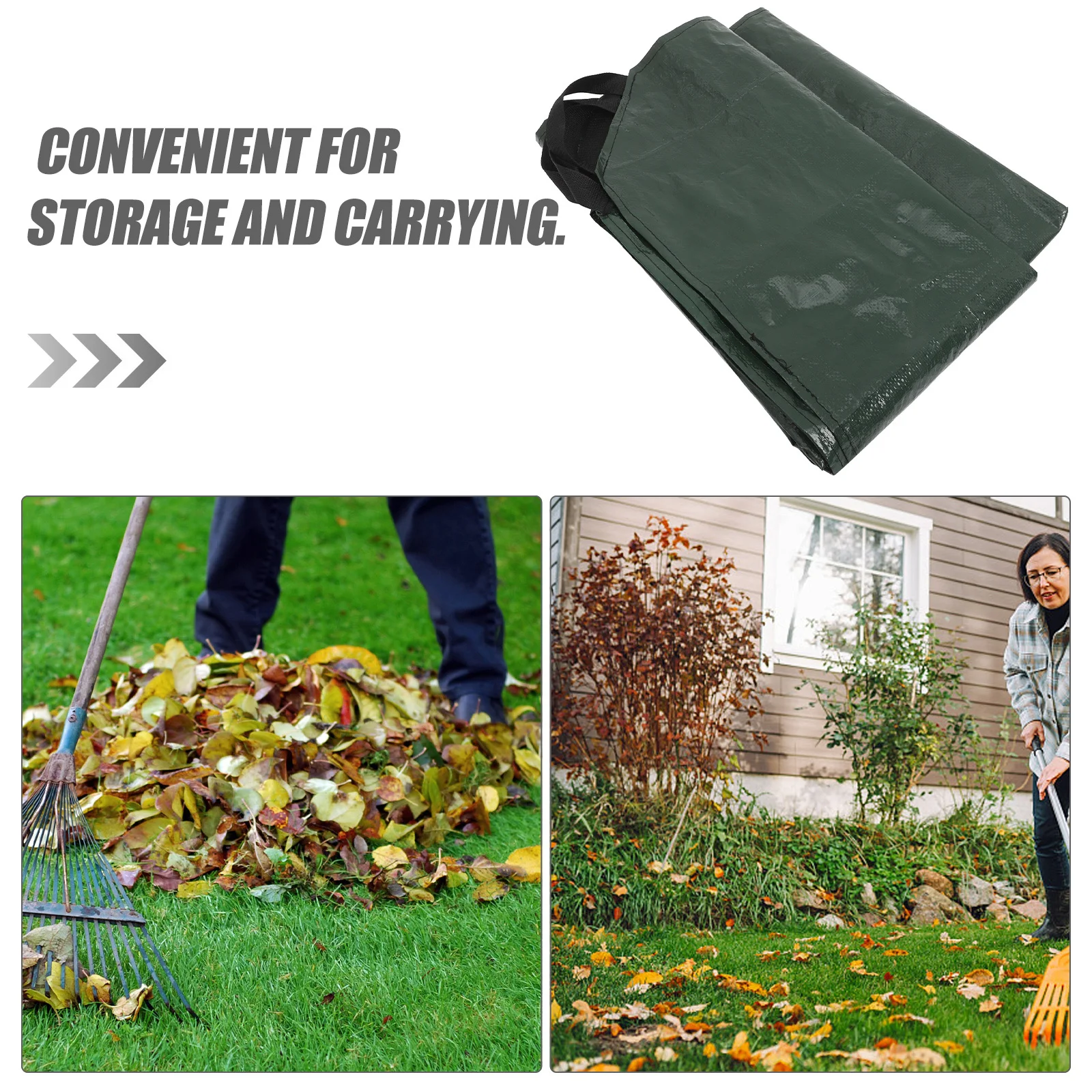 

Landscape Tarp for Trimming Collapsible Leaf Bag with Handles Ideal for Indoor Outdoor Gardens Patios Yard Garden Tarp